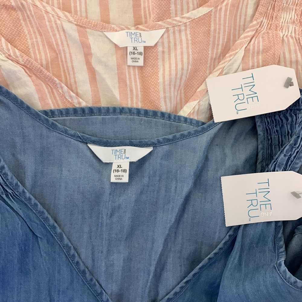 2 NWT Time and Tru top - Picture 8 of 9